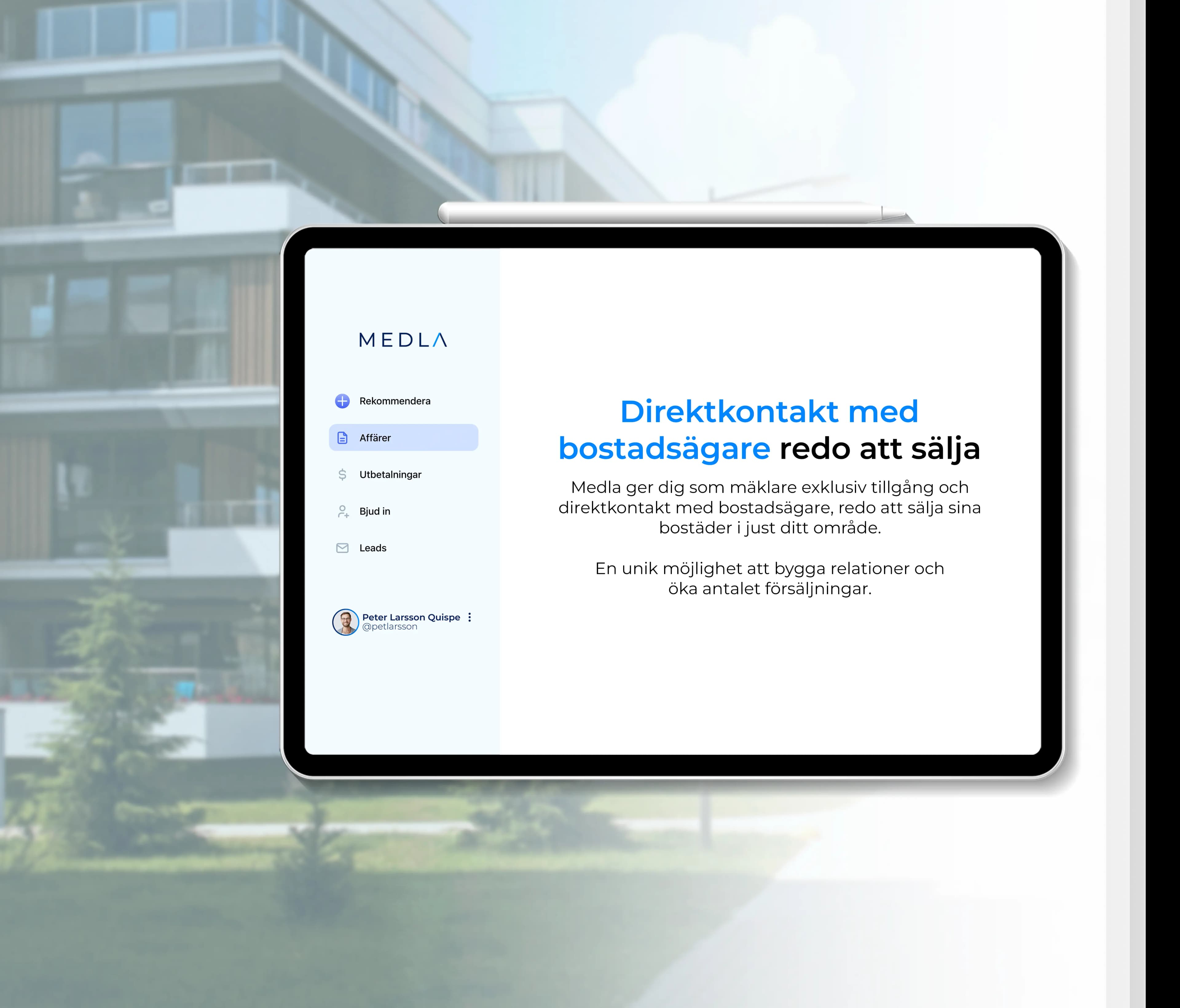Bild på Medlas UI